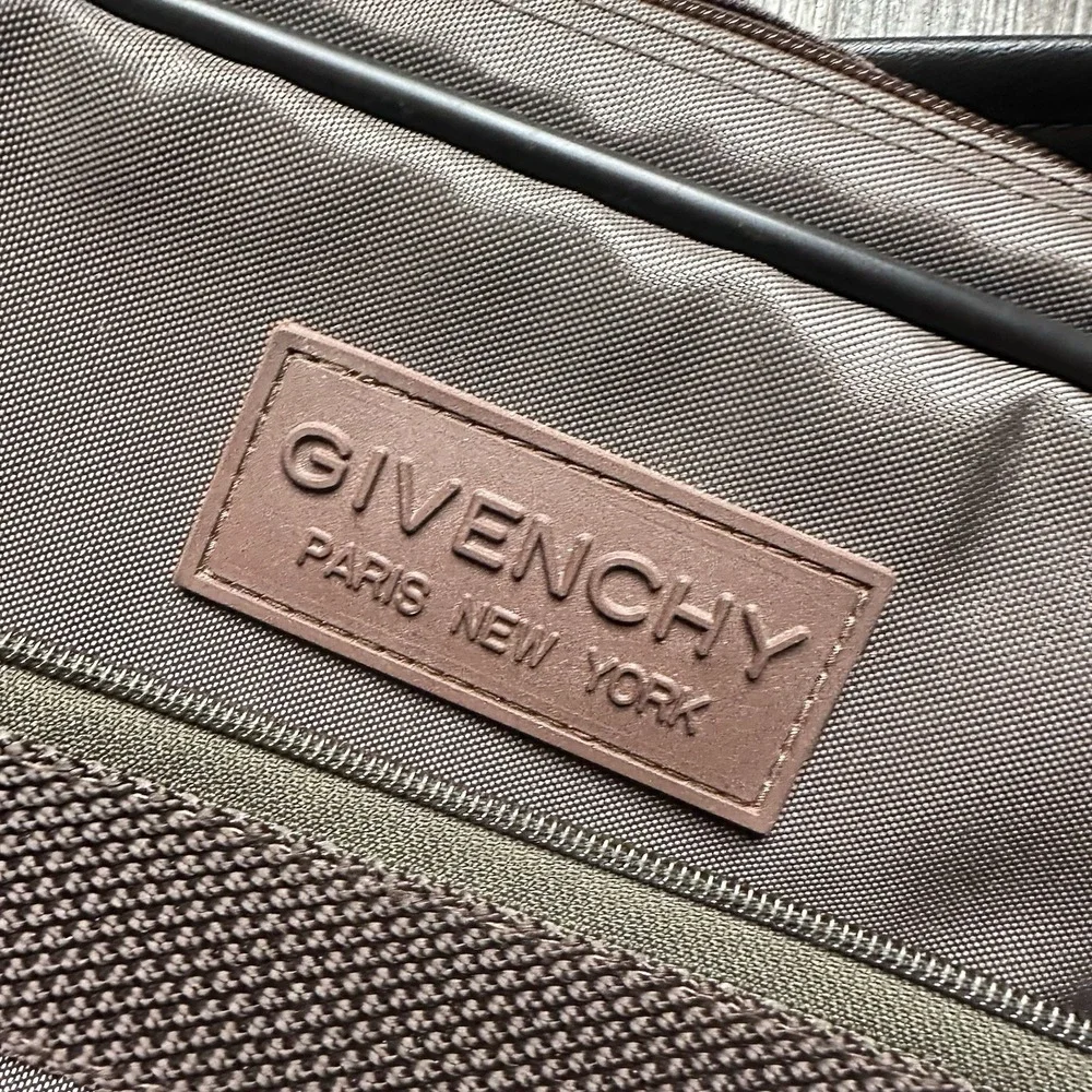 Givenchy Parfums Black Nylon Weekender Travel Tote Bag Carry On Promotional Gift
